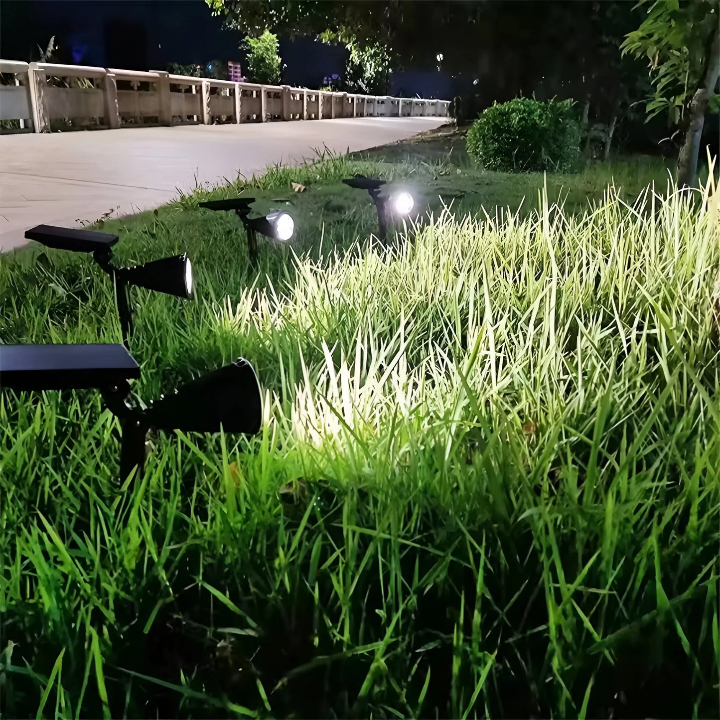 Adjustable Solar Spotlights with Dual Modes and Weather-Resistant Design