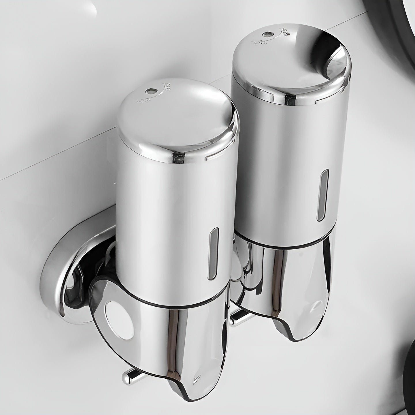 Wall-Mounted Marble Soap Dispenser for Bathroom