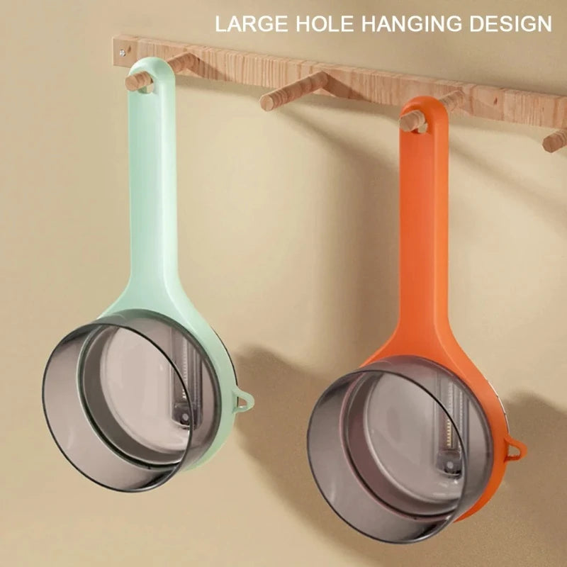 Ergonomic Vegetable Peeler with Built-In Scrap Storage