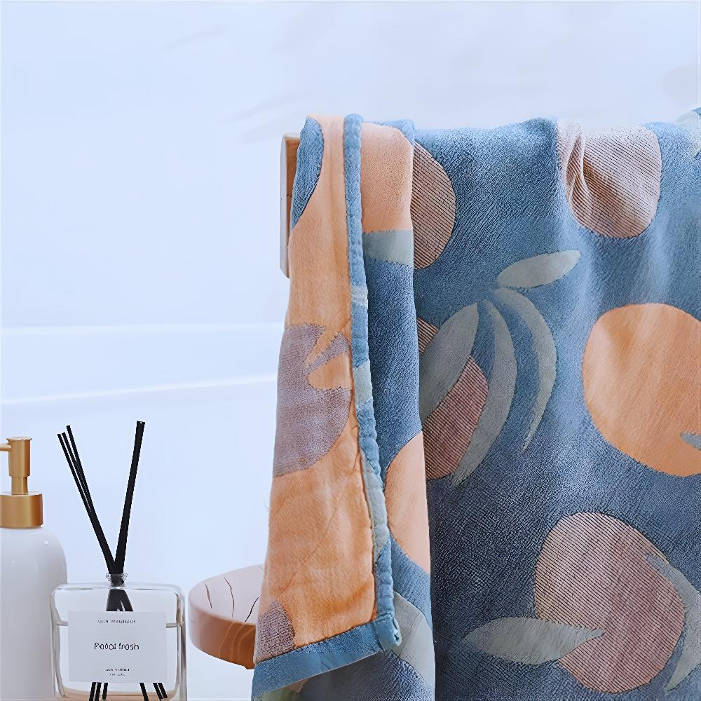 Peach Cotton Bath Towel for Everyday Use