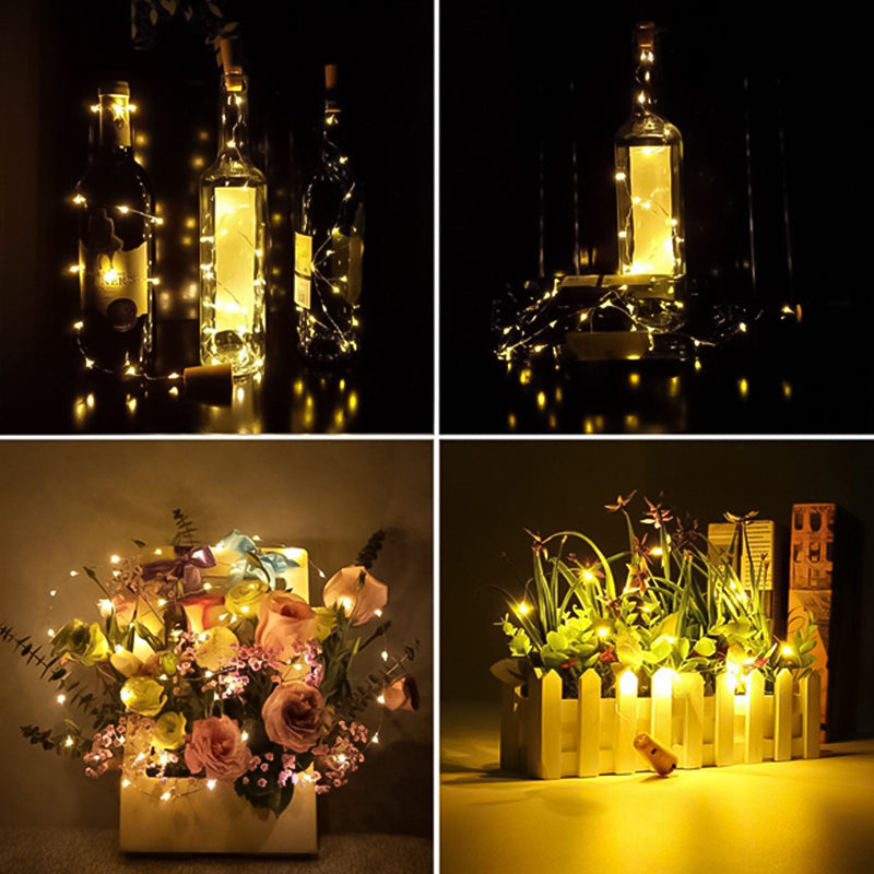 LED Bottle Light Cork Night Light for DIY Decor and Gifts