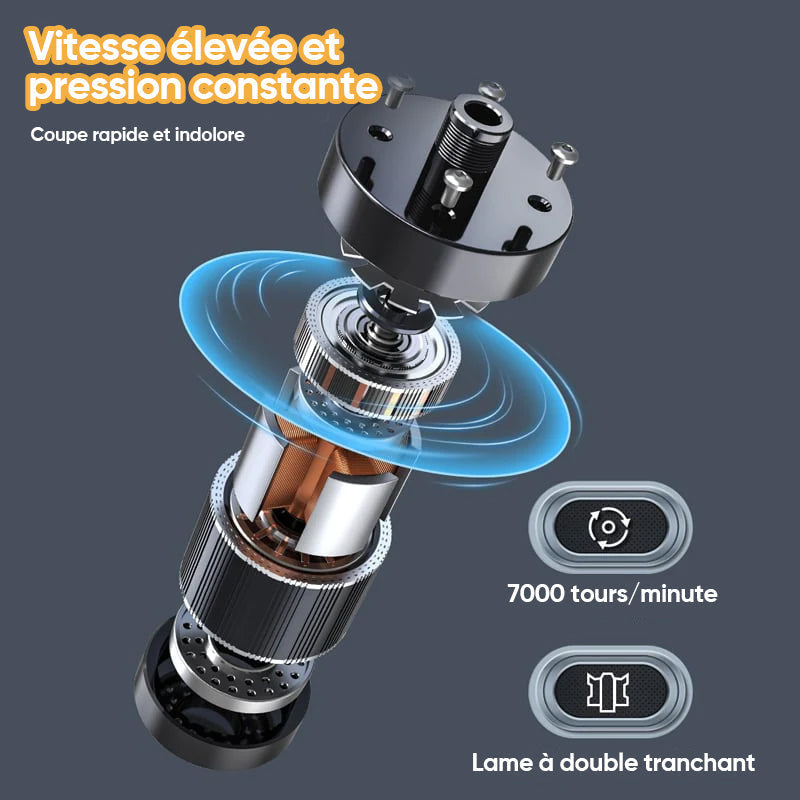 Rechargeable Portable Nose Hair Trimmer with Waterproof Design