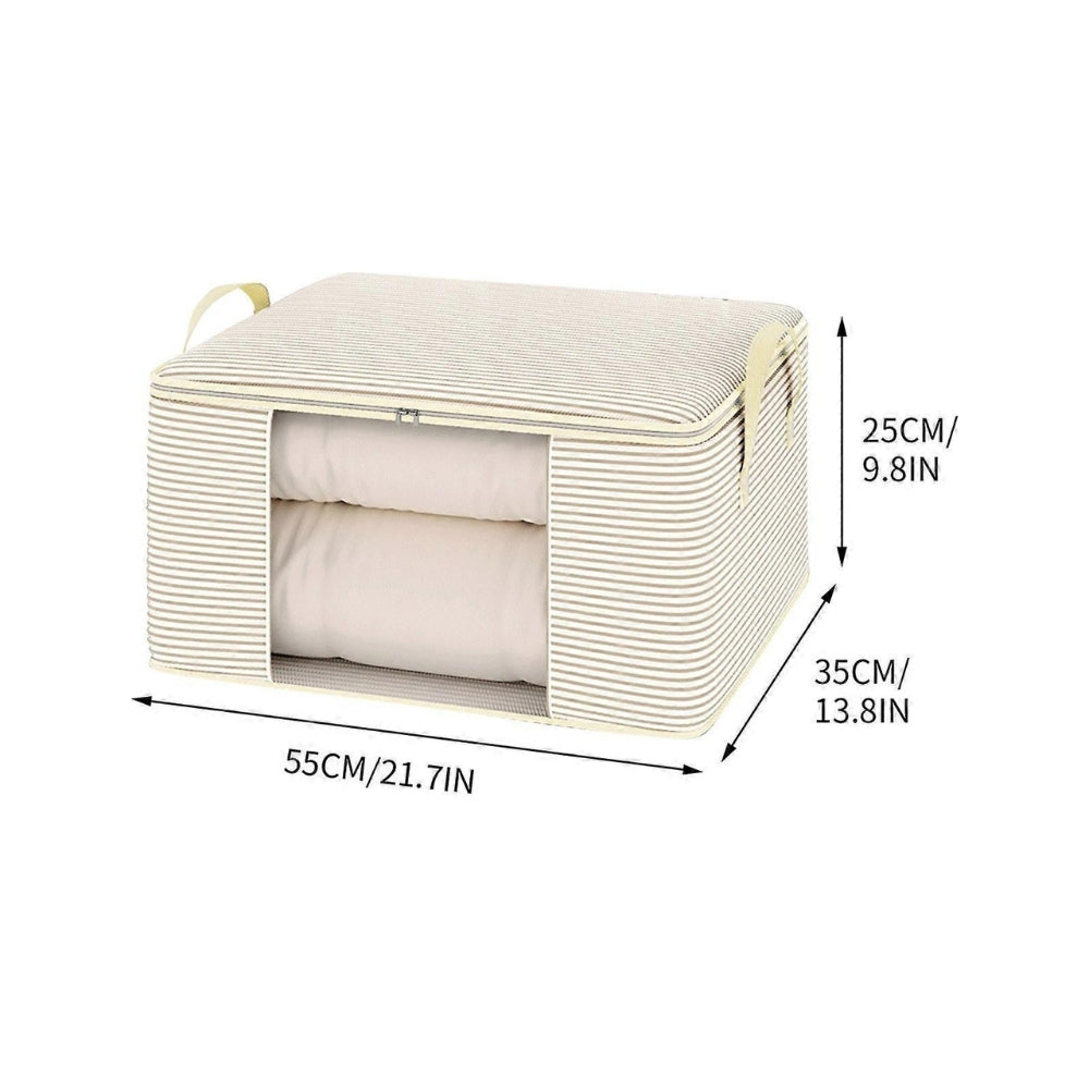 Foldable Classic Stripe Storage Bag
