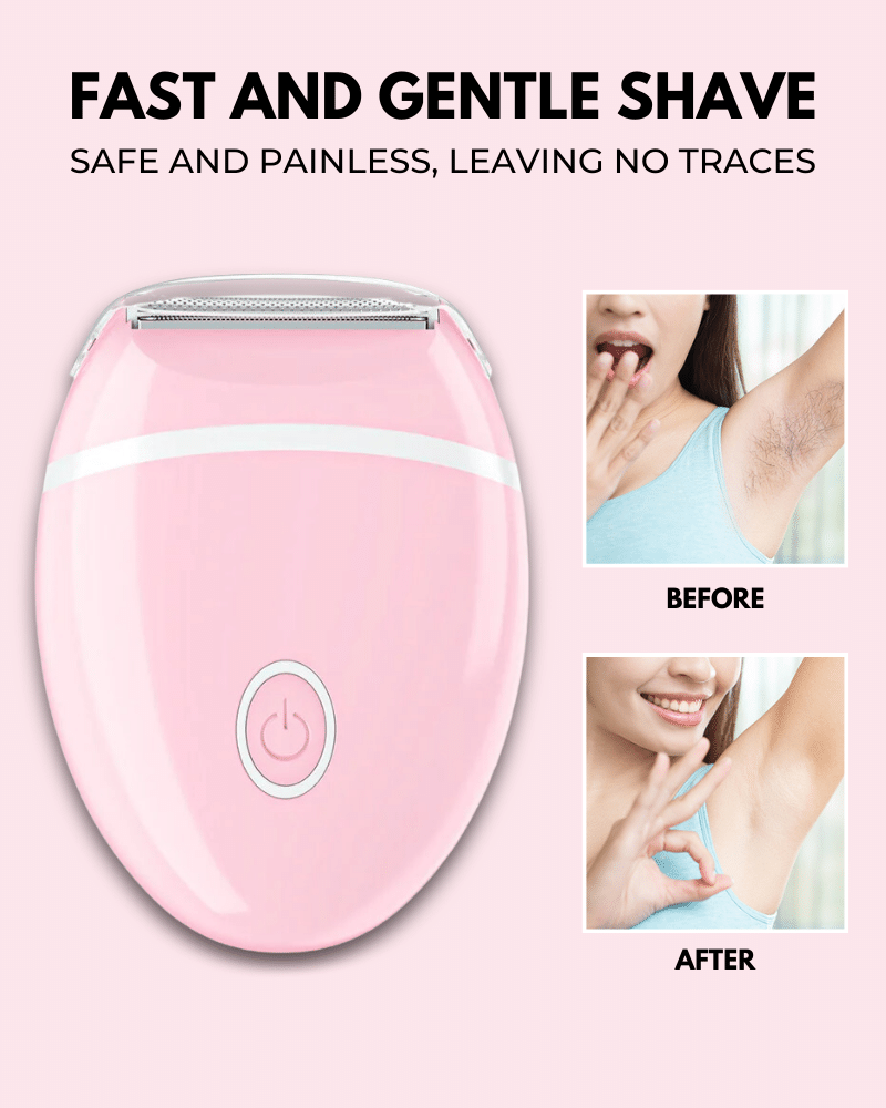 Painless Waterproof Lady Shaver for Sensitive Skin