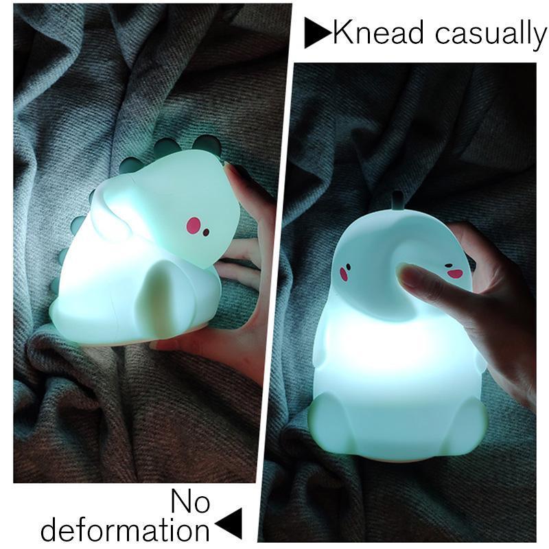 Rechargeable Color-Changing Dinosaur Night Light