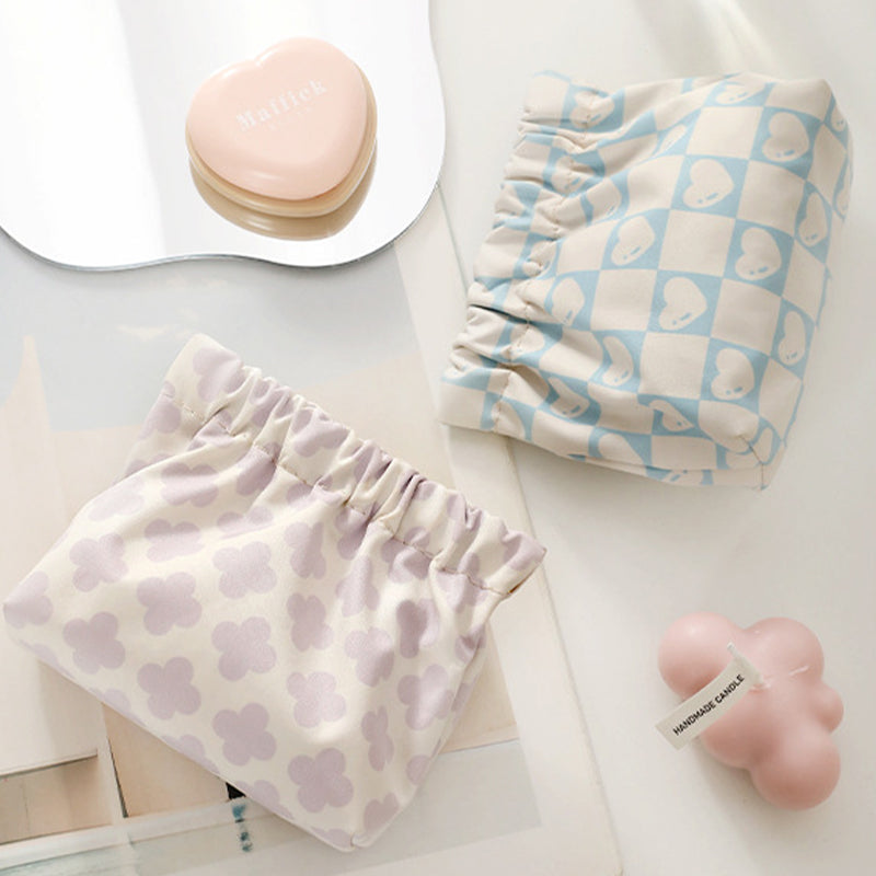 Mini Portable Knitted Fabric Wallet for Travel and Organization
