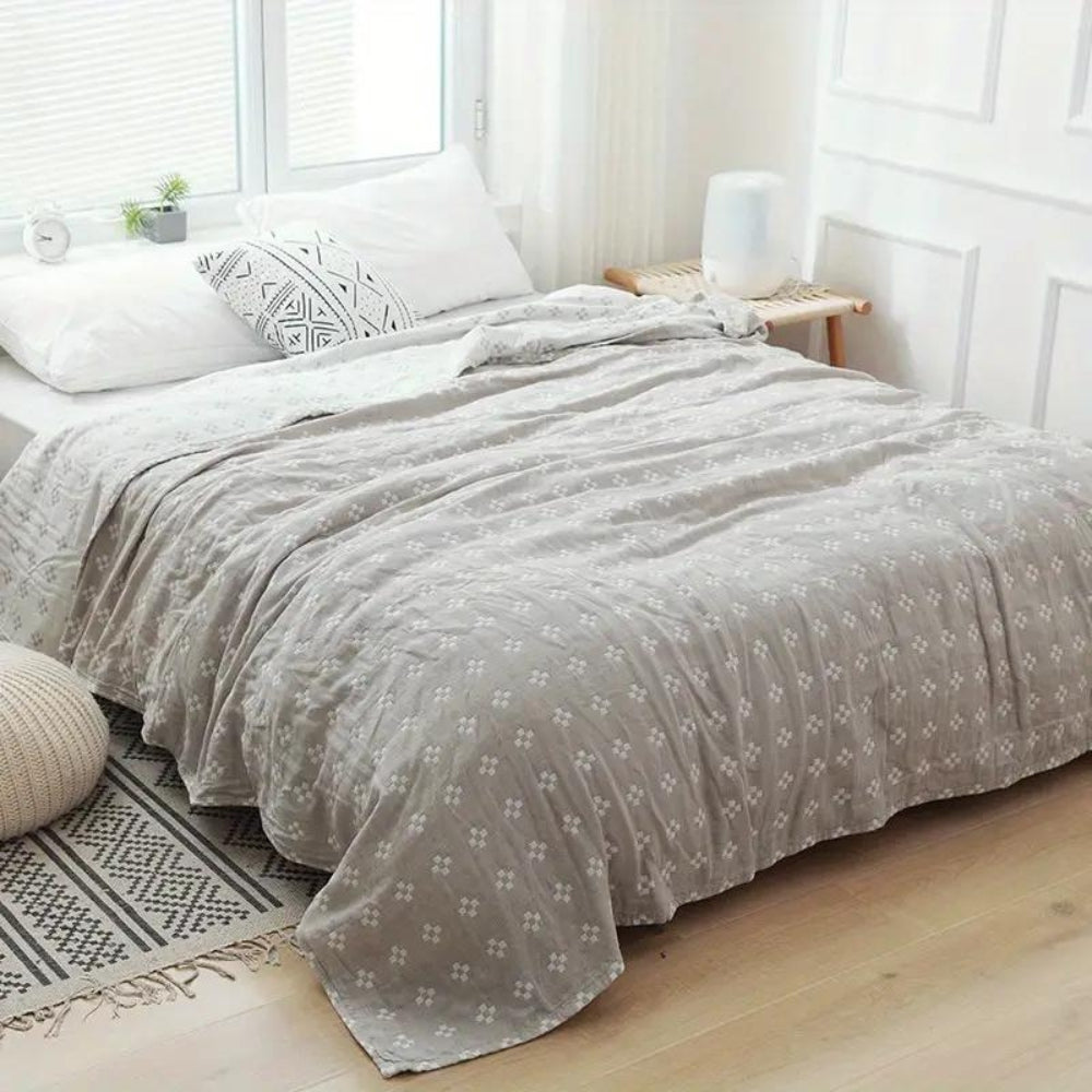 100% Cotton Diamond Dot Gauze Blanket