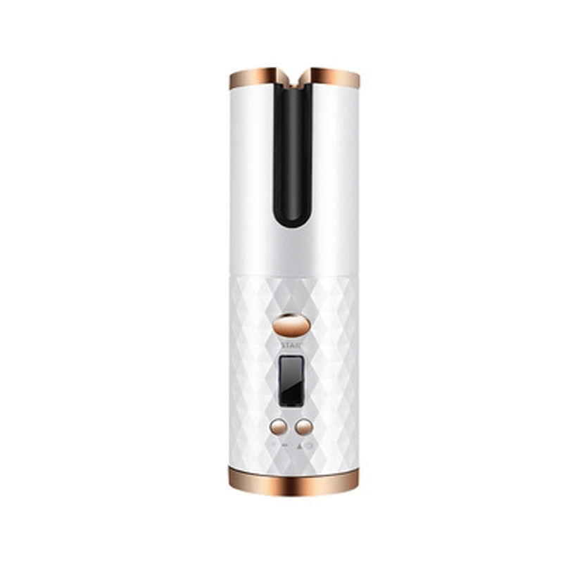 Cordless Automatic Rotating Curling Iron with 6 Heat Settings