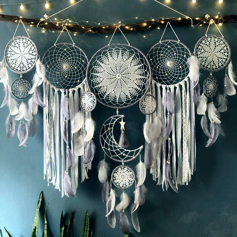 Bohemian Dreamcatcher Wall Art Set