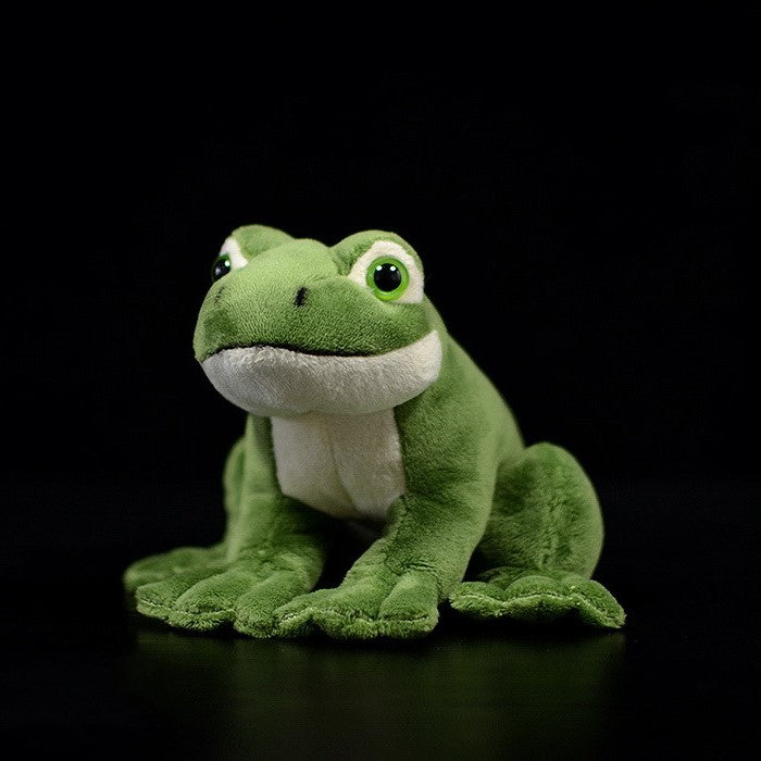 Soft Plush Green Tree Frog Toy for Kids