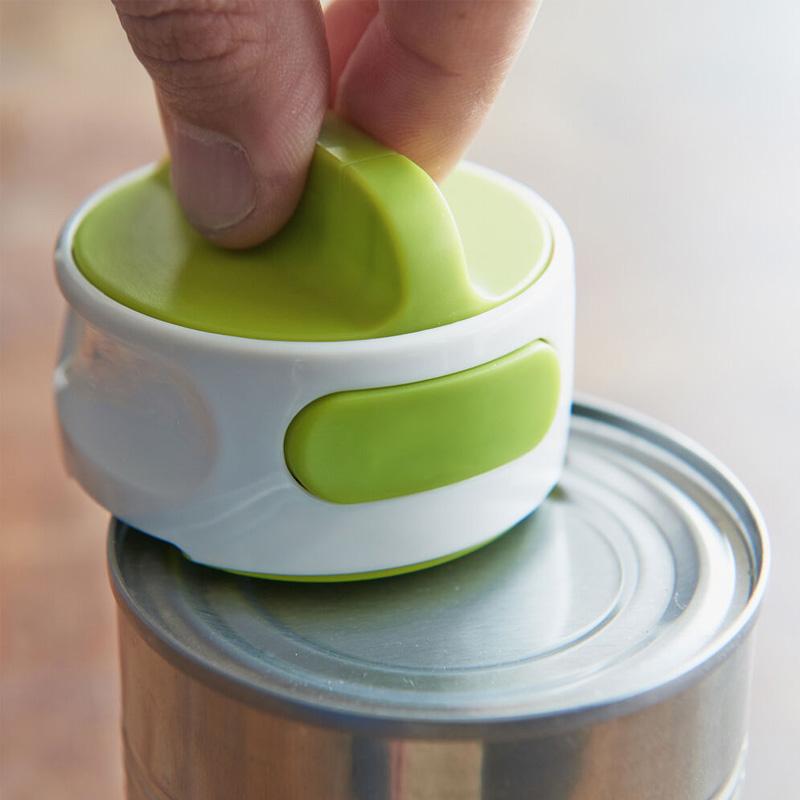 Stainless Steel Can Opener with Non-Slip Grip