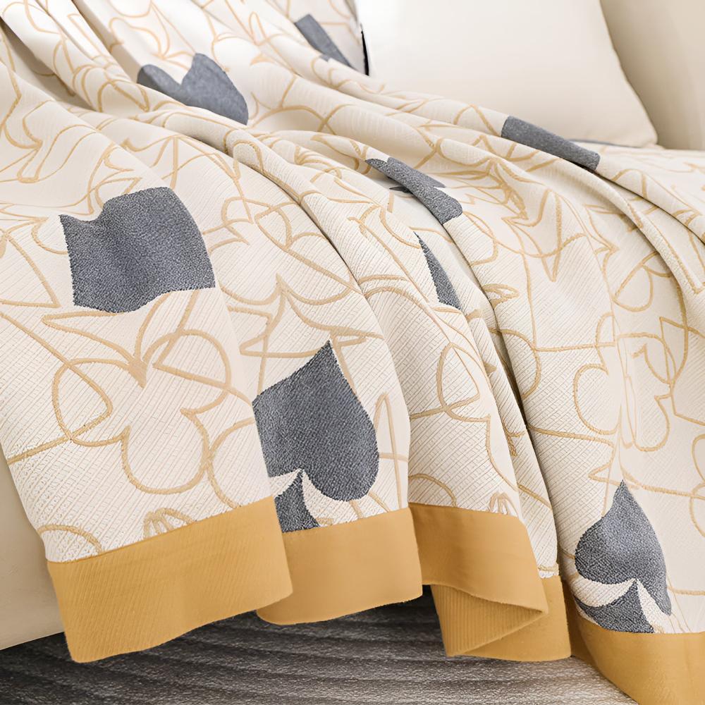 Poker Patterns Cotton Throw Blanket
