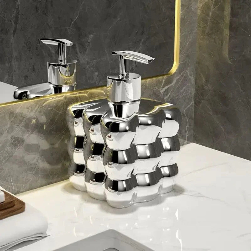 Puff Bubble Glossy Ceramic Soap Dispenser