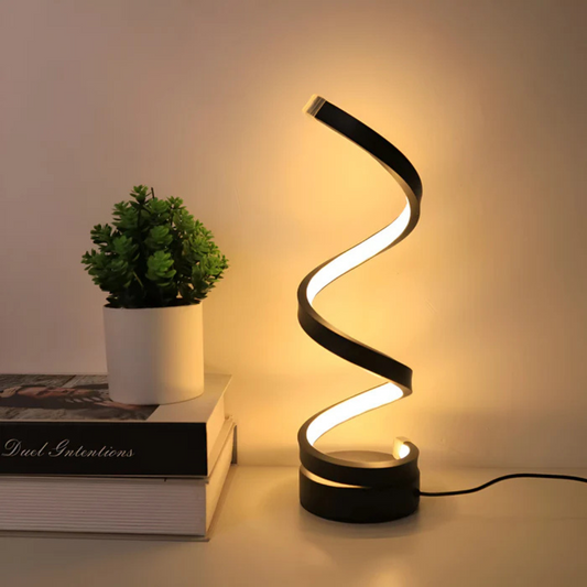 Dimmable Spiral LED Table Lamp