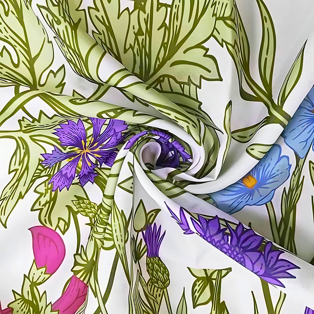 Waterproof Nature-Inspired Bird & Tree Shower Curtain