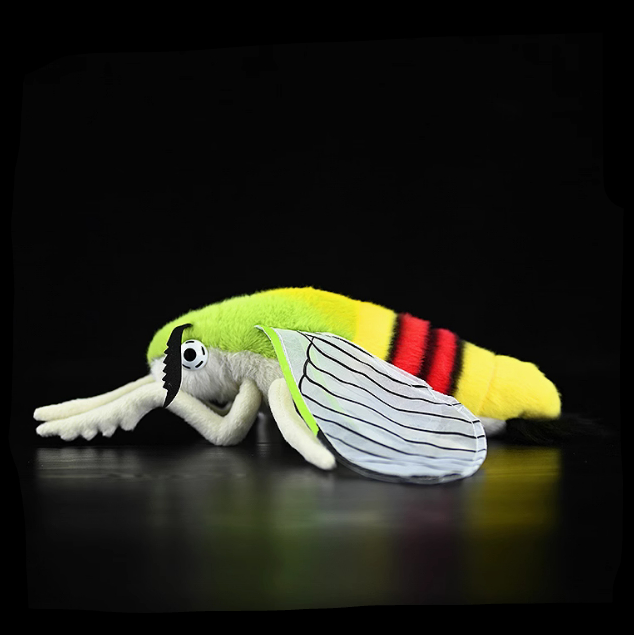 Pellucid Hawkmoth Plush Stuffed Toy 13 Inch