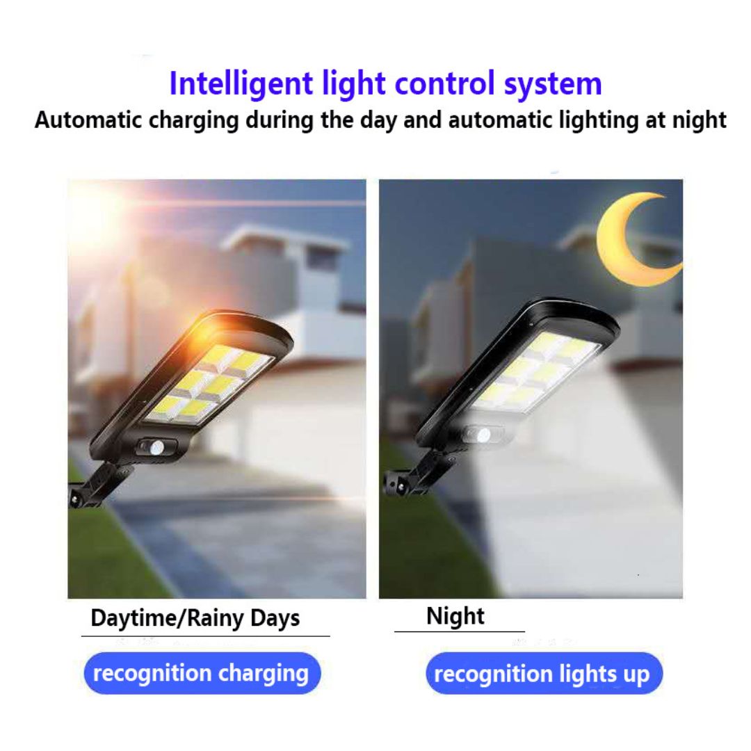 Solar-Powered Street Light with 4000 Lumens
