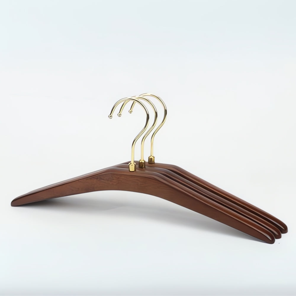 Wooden Non-Slip Clothing Hangers for Closet Organization