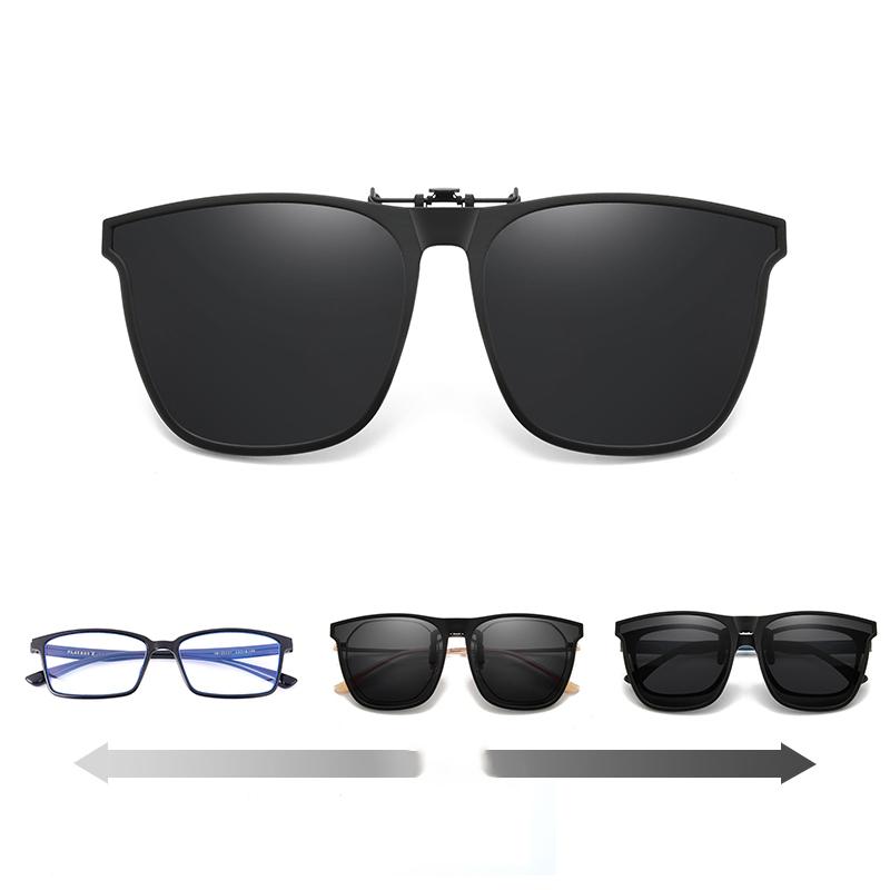 Polarized Clip-On Flip-Up Sunglasses with UV400 Protection