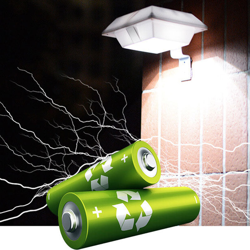 Solar UFO Outdoor LED Wall Light - Modern Aluminum Design