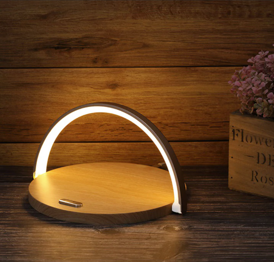 3-in-1 Wireless Charging Night Light with Adjustable Brightness