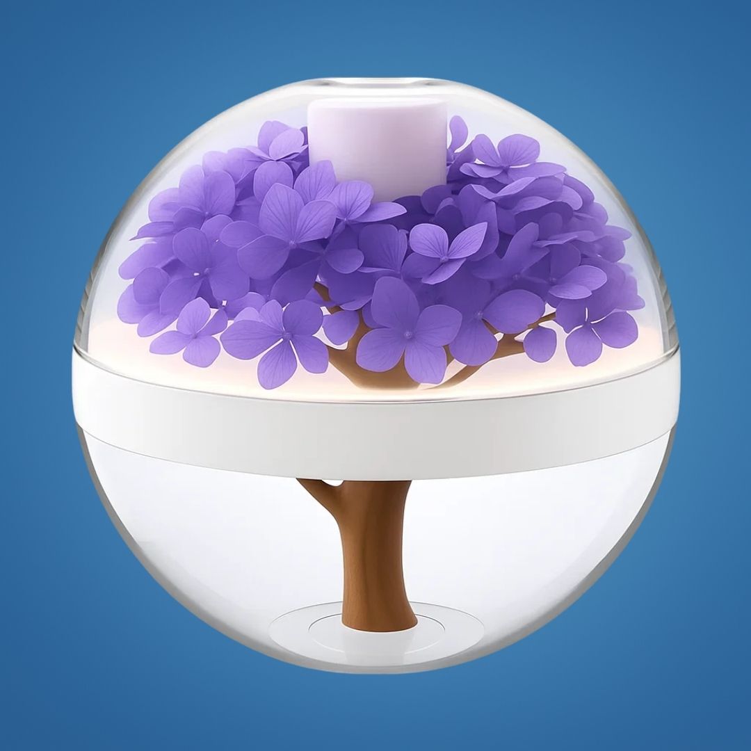 Ultrasonic Essential Oil Diffuser Humidifier with LED Night Light