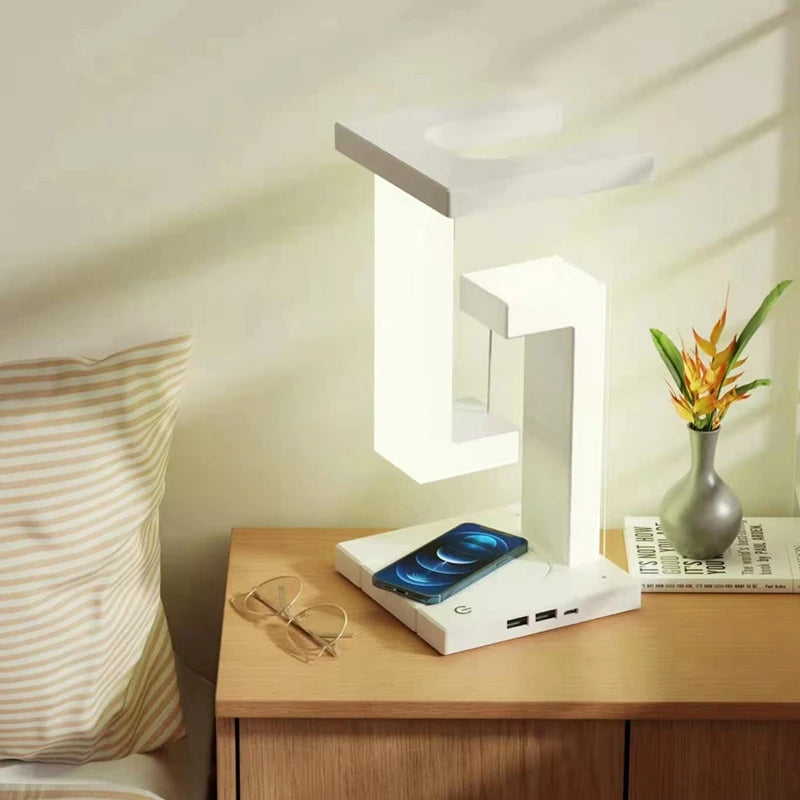 Wireless Charger with LED Glow - Fast Charging Qi-Compatible Device
