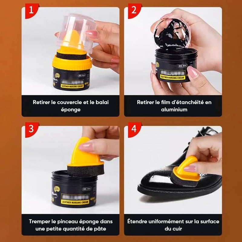 Colored Leather Repair Cream for Cracks and Scratches