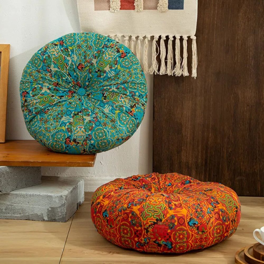 Moroccan-Style Plush Meditation Floor Cushion