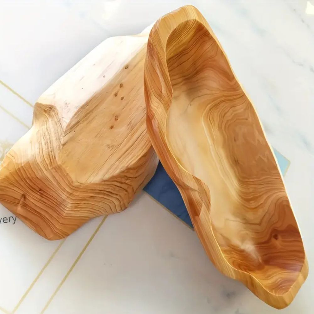 Rustic Mini Arc Wooden Serving Tray