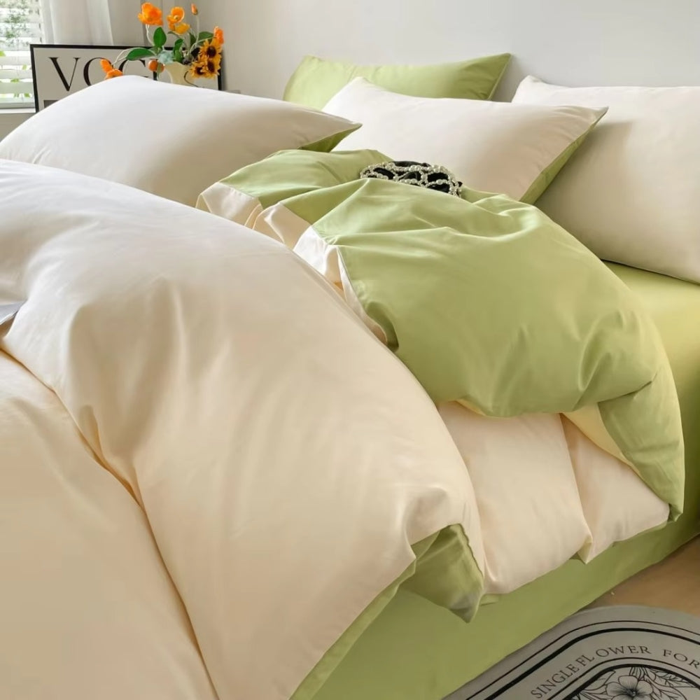 Lustova 400 Thread Count Cotton Duvet Cover Set