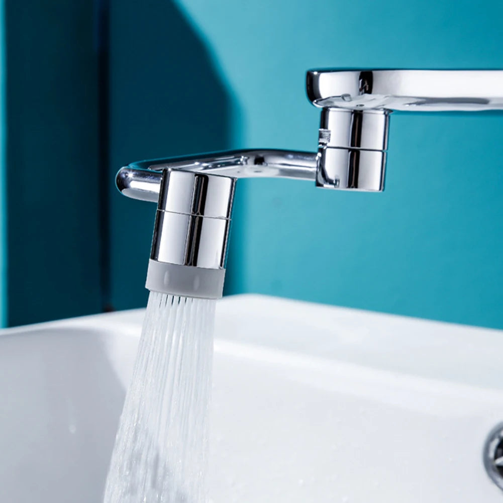 1080-Degree Rotating Faucet Extender with Dual Water Settings