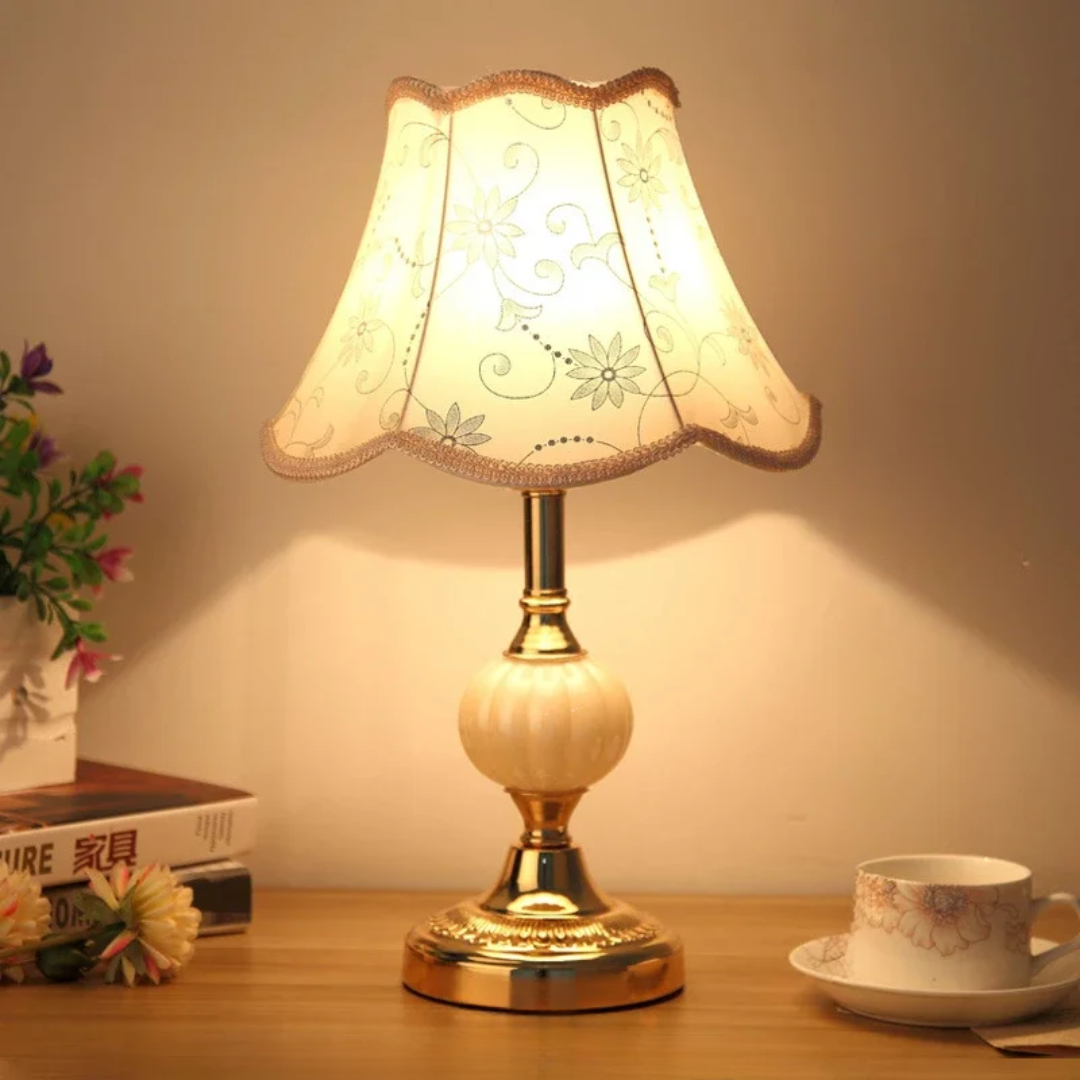 Vintage Scandinavian Metal Table Lamp