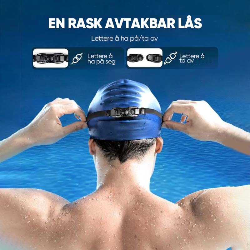Anti-Fog Silicone Swim Goggles with Wide Vision