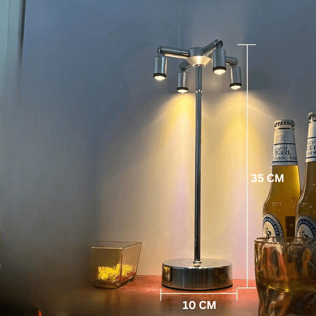 Vintage Touch-Controlled Rechargeable Table Lamp