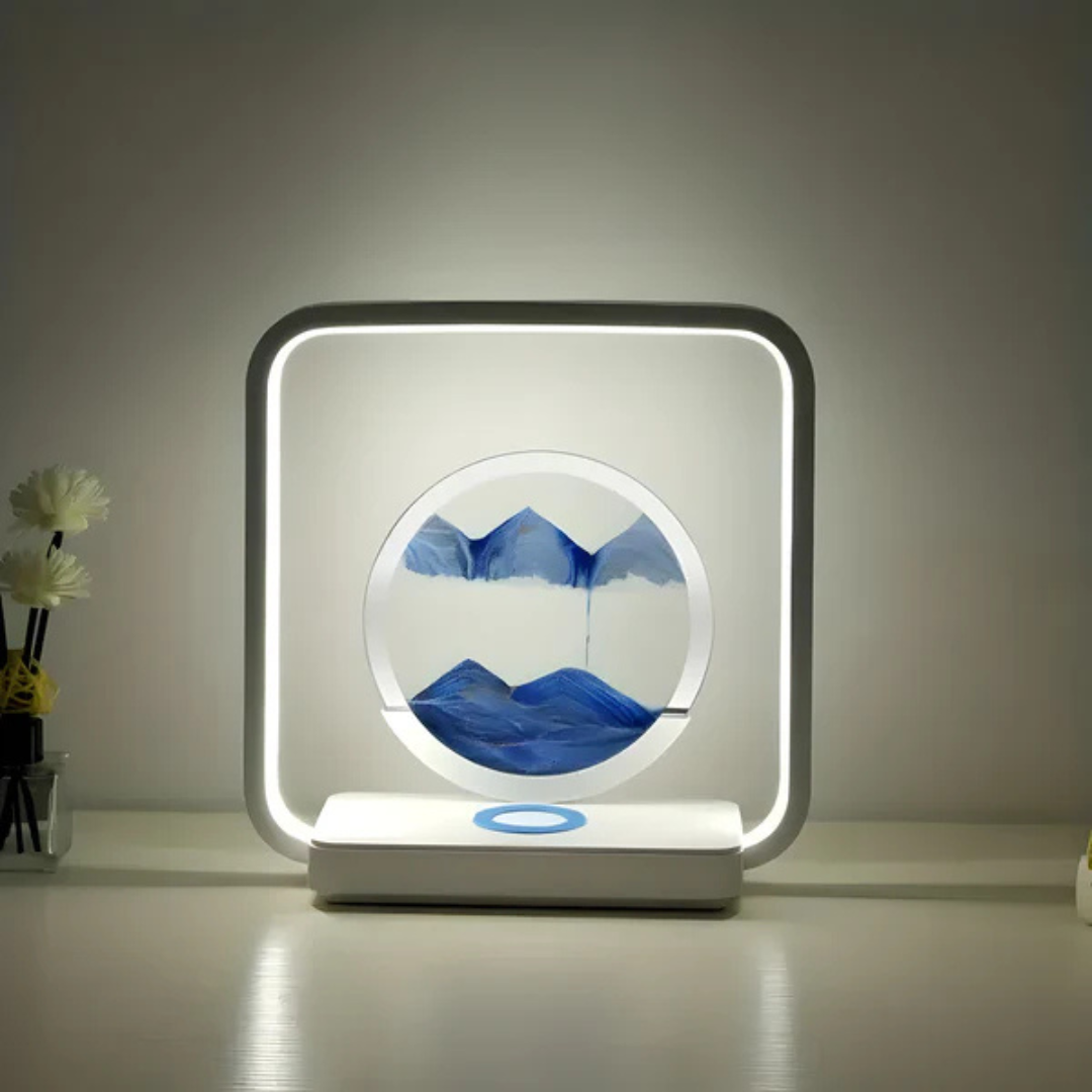 3D LED Sand Stream Table Lamp