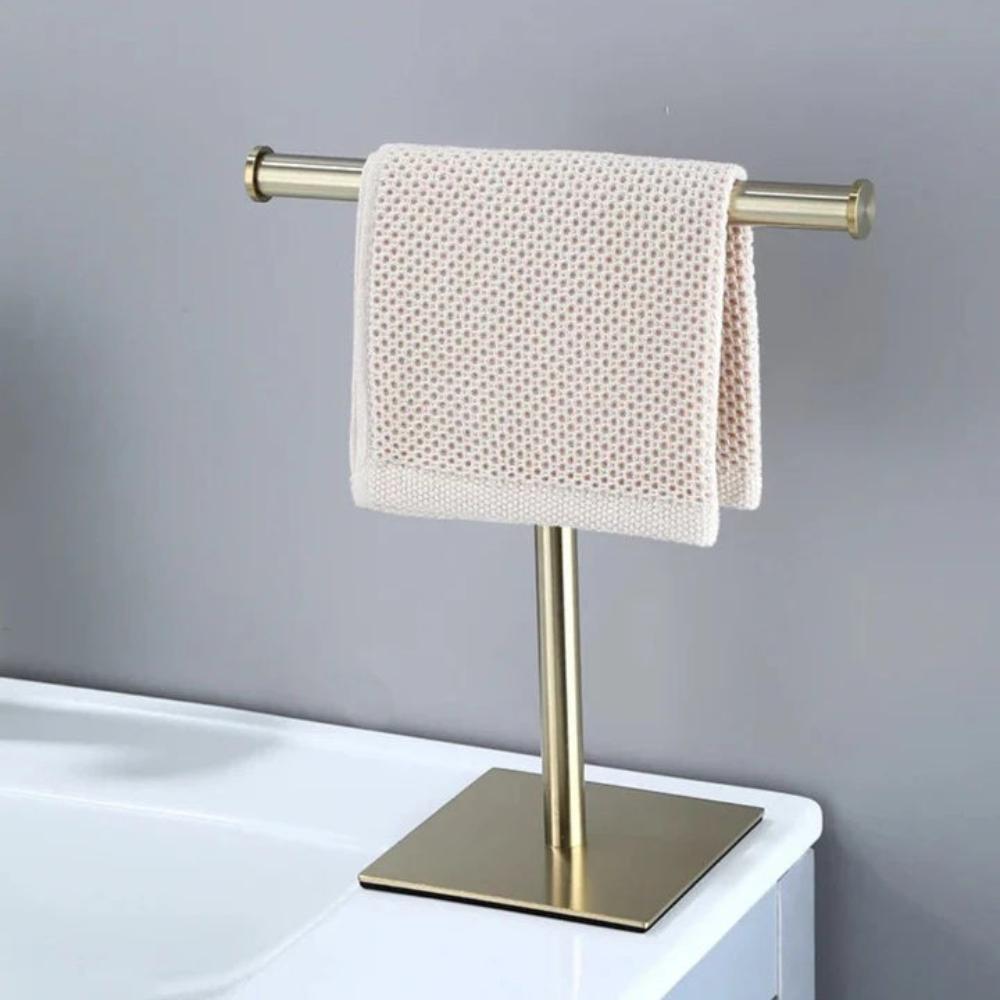 Freestanding Luxe Counter Towel Rack