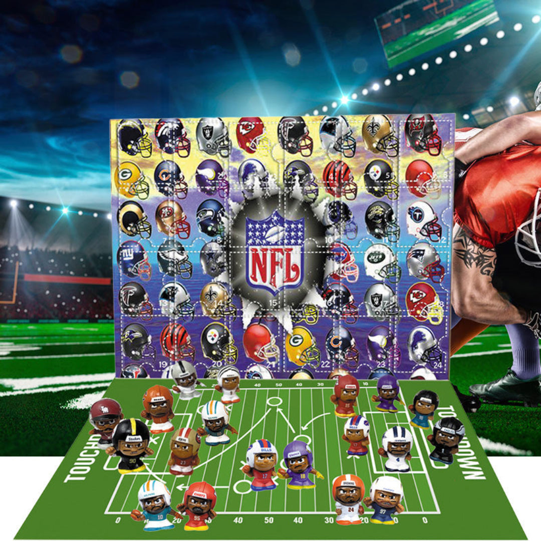 Football-Themed Advent Calendar with 24 Collectible Surprises