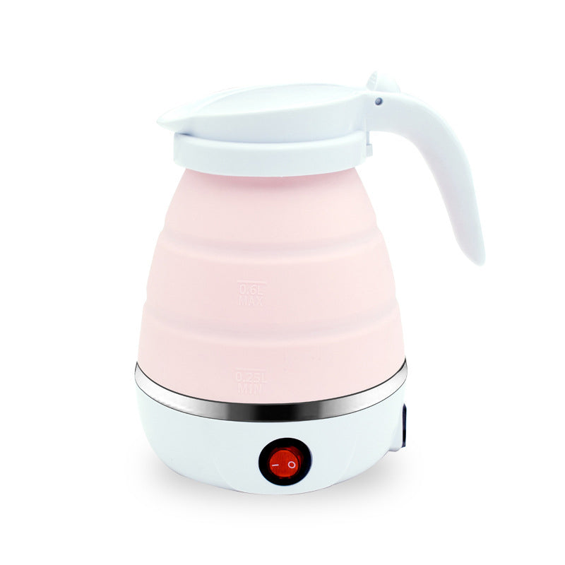 Portable Foldable Silicone Travel Kettle with Universal Plug