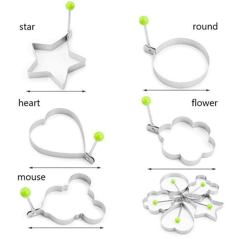 Stainless Steel Non-Stick Egg Frying Molds