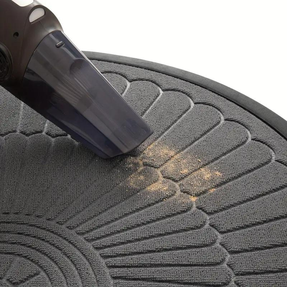 Half-Circle Non-Slip Welcome Door Mat