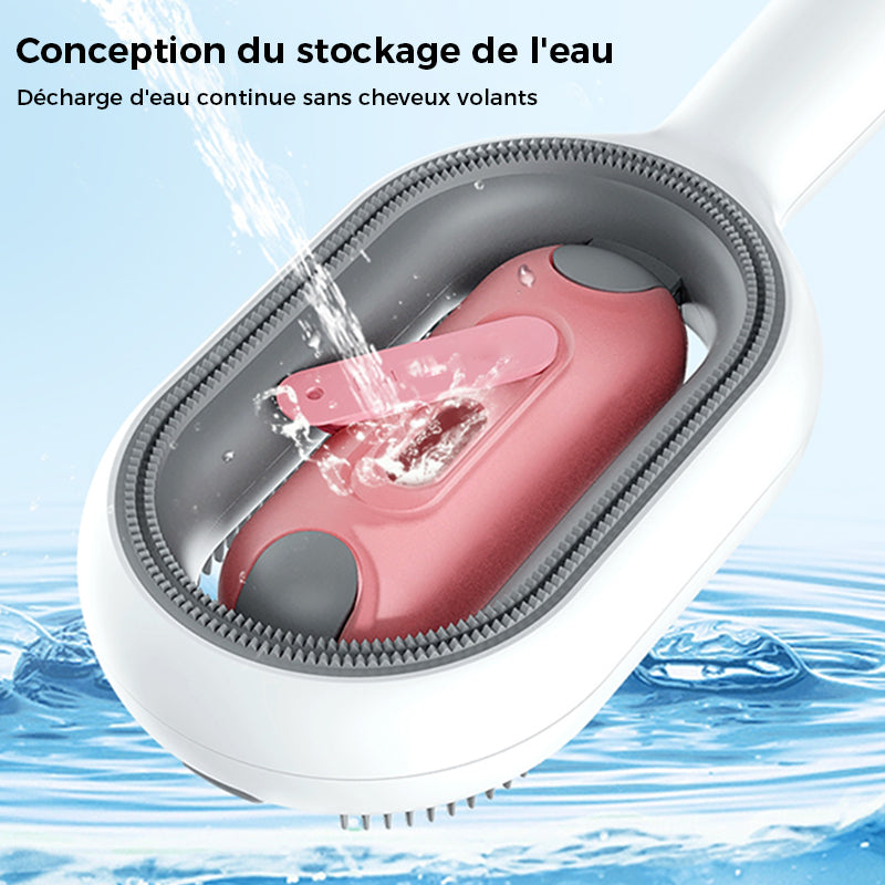 Pet Grooming Comb with Water Reservoir and Massage Function
