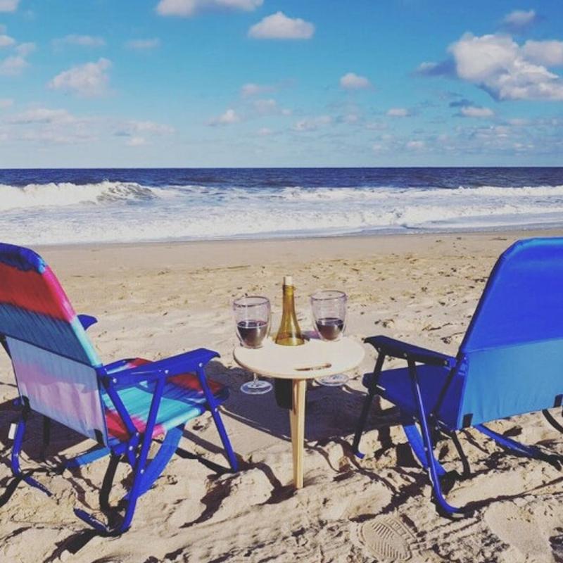 Portable Foldable Birch Plywood Wine Table