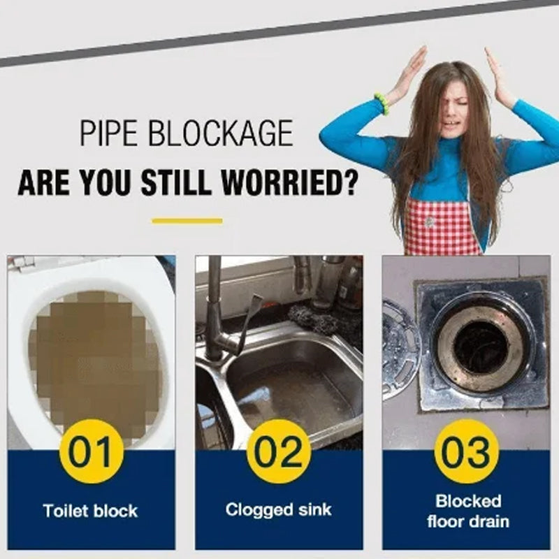 High-Density Foam Drain and Pipe Cleaner