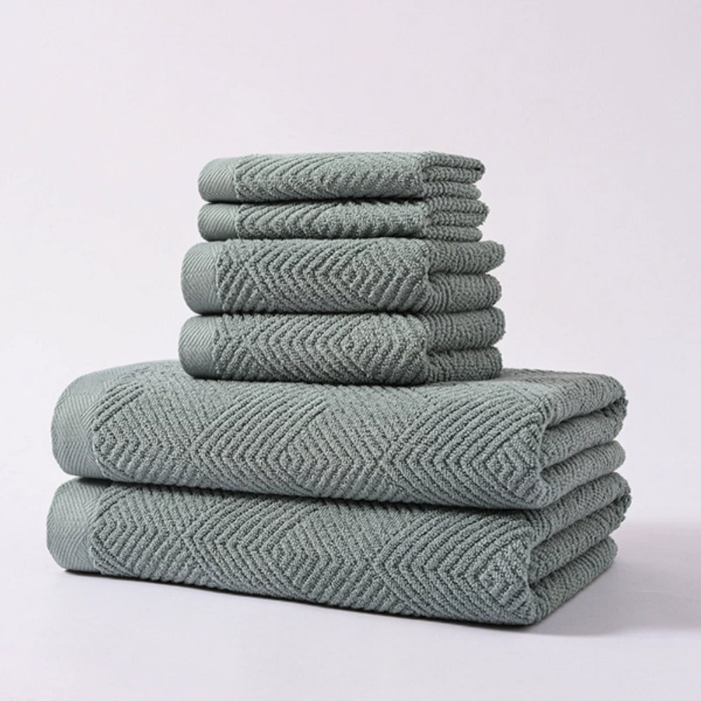 Supreme Soft Cotton Towel Set - 6 Piece Luxury Collection