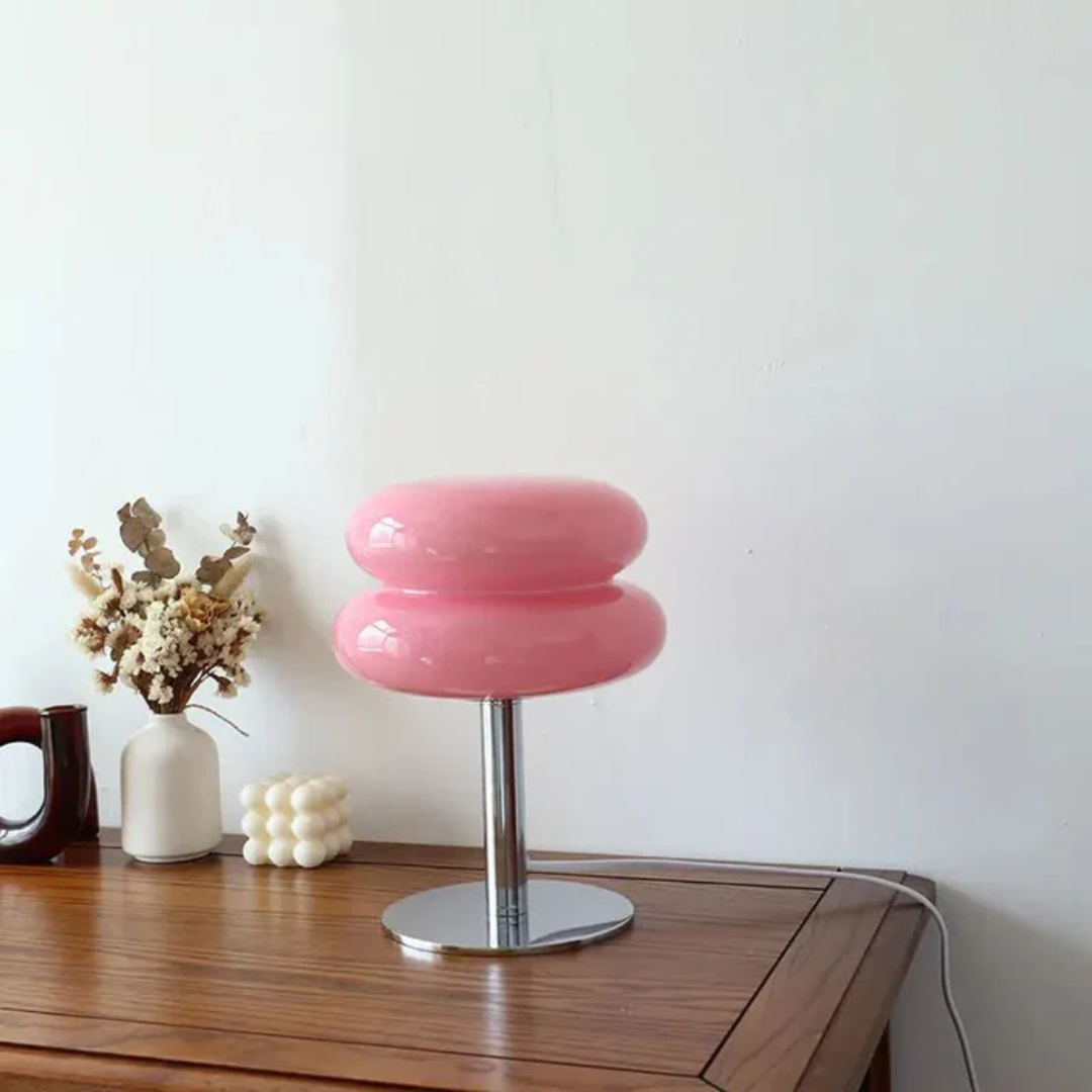 Bauhaus-Inspired Modern Table Lamp with Dimmable LED Light