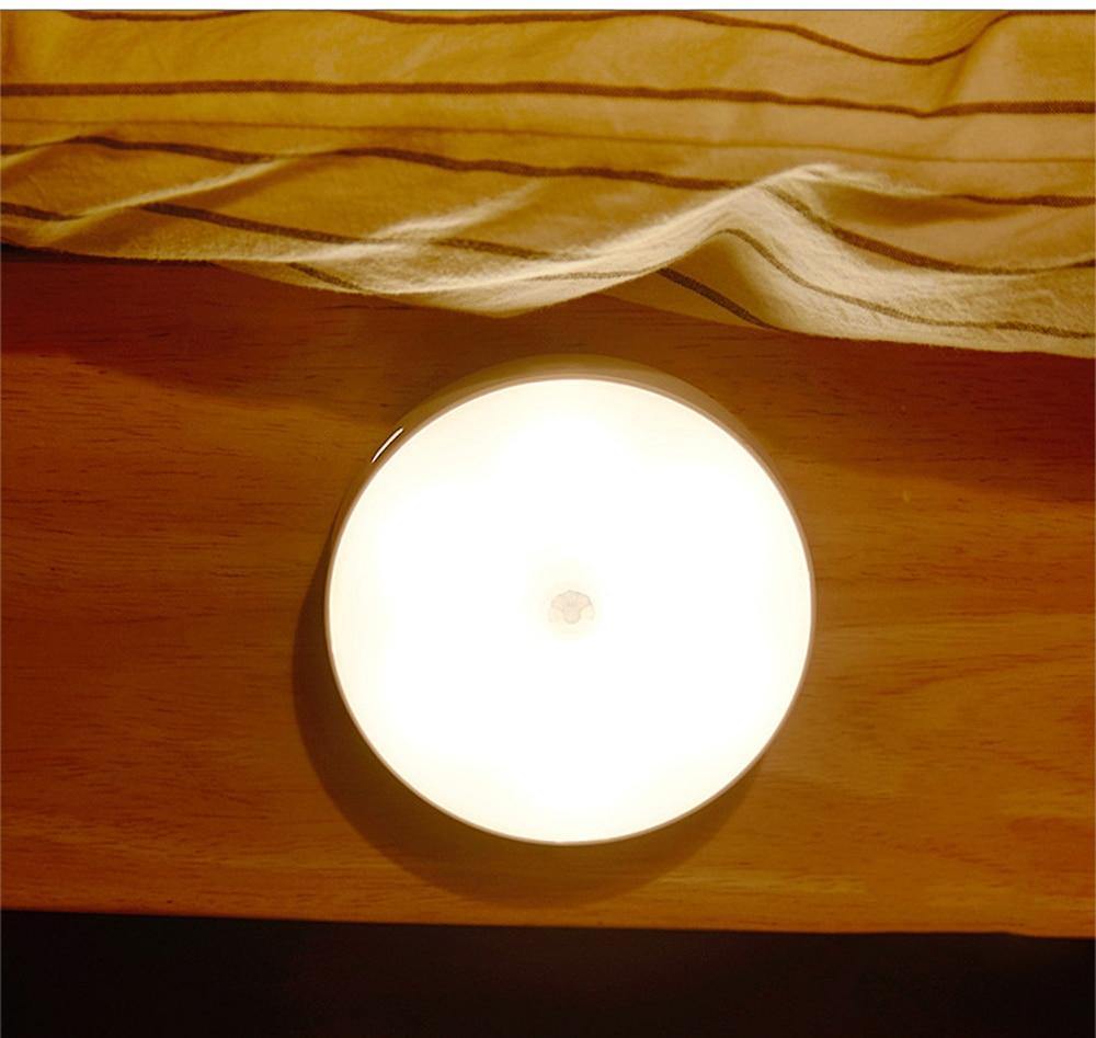 Rechargeable Motion Sensor LED Night Light with Magnetic Base