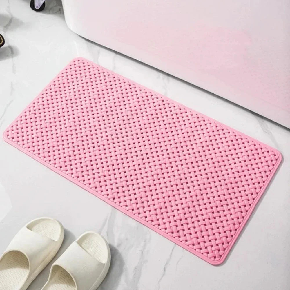 Non-Slip Bathtub Mat with Suction Cups for Safety and Easy Cleaning