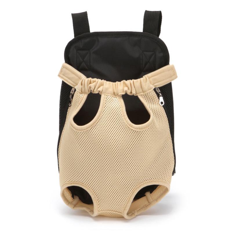 Front Pet Backpack Carrier with Adjustable Straps and Mesh Panels