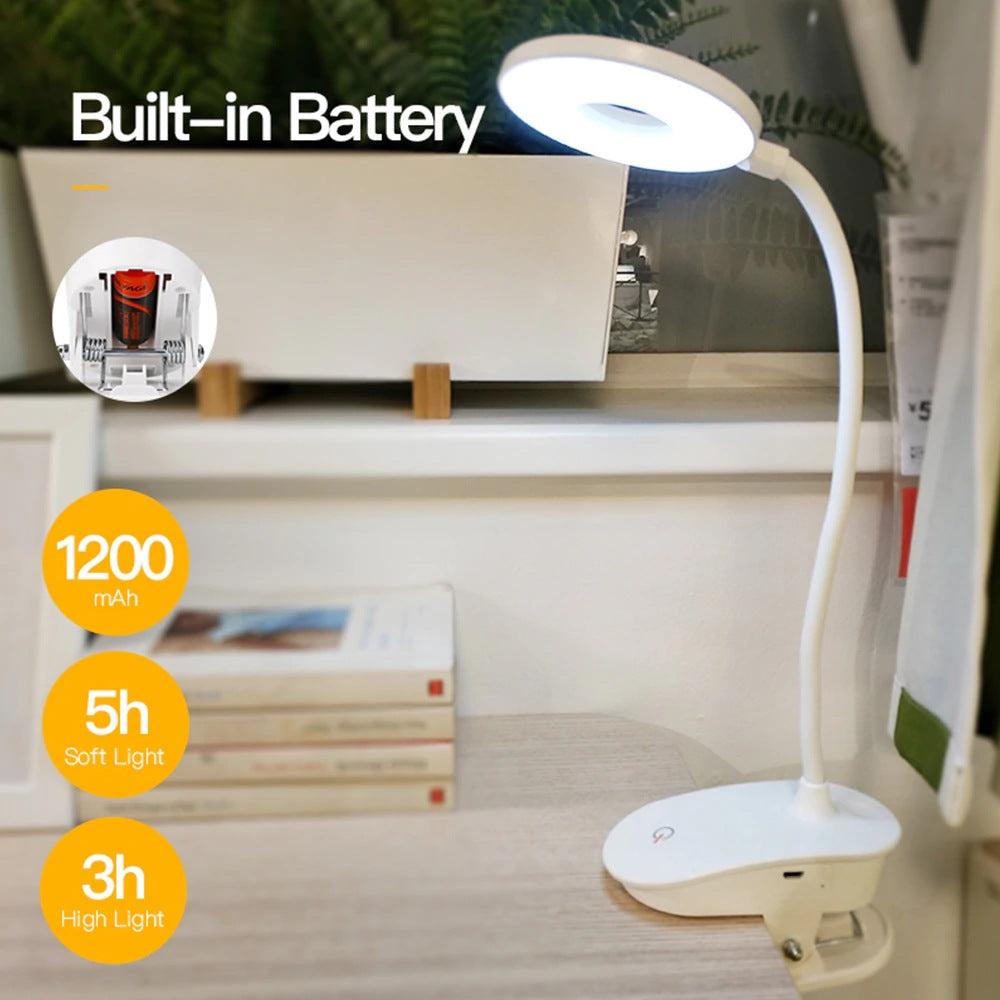 Wireless Clip-On Bedside Lamp with Touch Switch